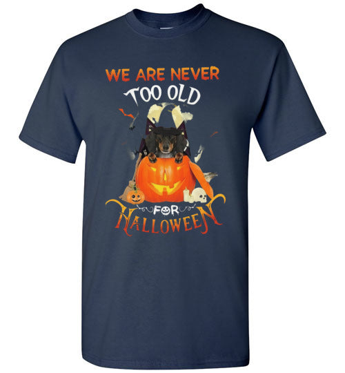 Never Too Old For Halloween Graphic Shirt Top