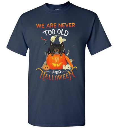 Never Too Old For Halloween Graphic Shirt Top