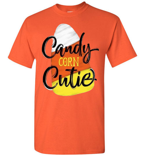 Candy Corn Cutie Fall Halloween Tee Shirt Top T-Shirt