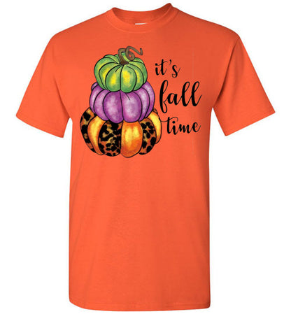 It's Fall Time Tee Shirt Pumpkin Top T-Shirt