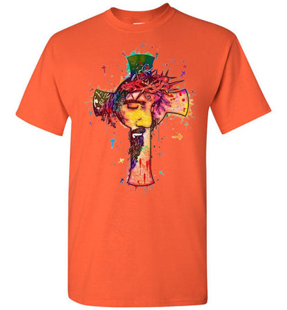 Christian Cross Jesus Tee Shirt Top T-Shirt