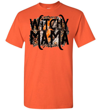 Witchy Mama Halloween Fall Tee Shirt Top T-Shirt