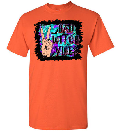 Bad Witch Vibes Halloween Tee Shirt Top T-Shirt