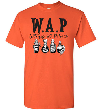 W.A.P. Witches and Potions Halloween Tee Shirt Top T-Shirt WAP