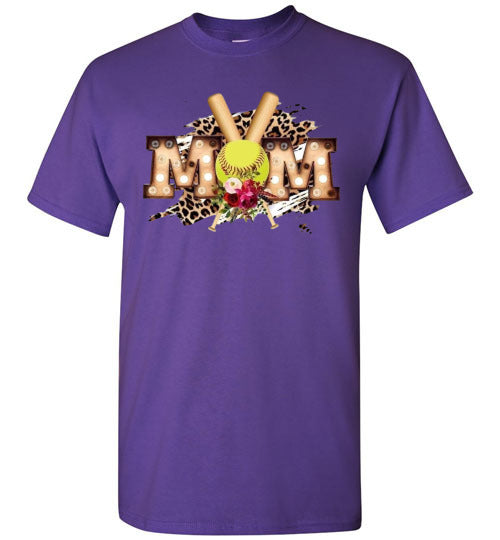 Softball Baseball Mom Tee Shirt Top T-Shirt