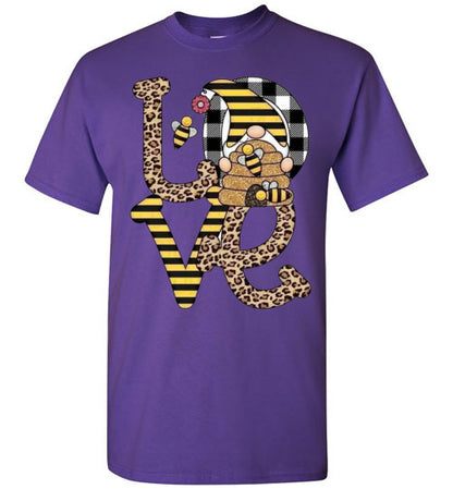 Love Bee Hive Tee Shirt Top T-Shirt