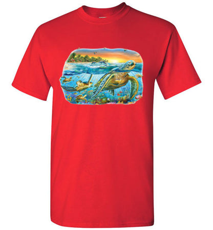 Sea Turtle Graphic Tee Shirt