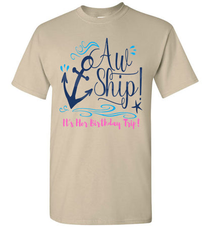 Birthday Cruise Graphic Tee Shirt Top