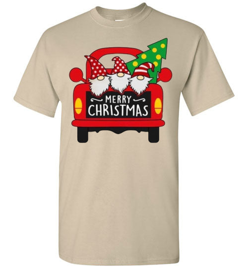 Old Christmas Truck With Gnomes Tee Shirt Top T-Shirt