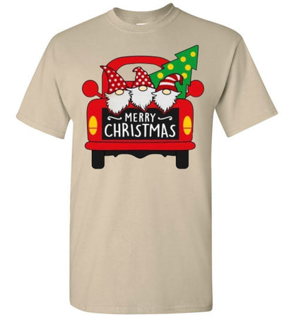 Old Christmas Truck With Gnomes Tee Shirt Top T-Shirt