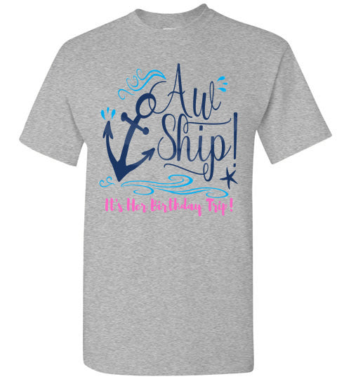 Birthday Cruise Graphic Tee Shirt Top