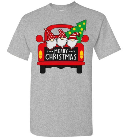 Old Christmas Truck With Gnomes Tee Shirt Top T-Shirt