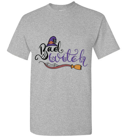 Bad Witch Halloween Tee Shirt Top T-Shirt
