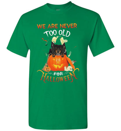 Never Too Old For Halloween Graphic Shirt Top