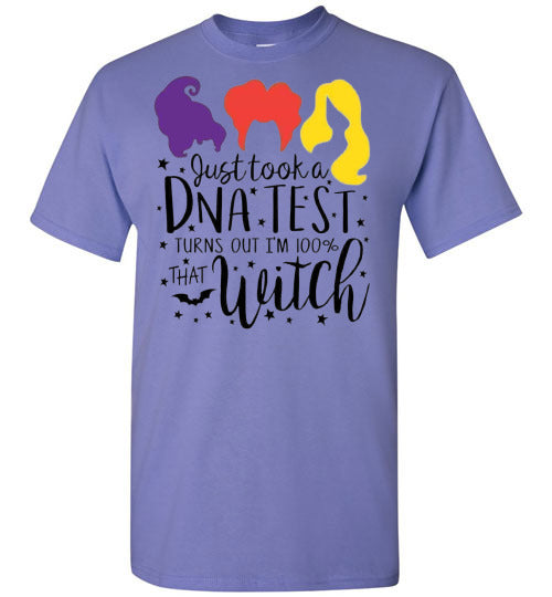 Hocus Pocus Dna Test Witch Tee Shirt Top T-Shirt
