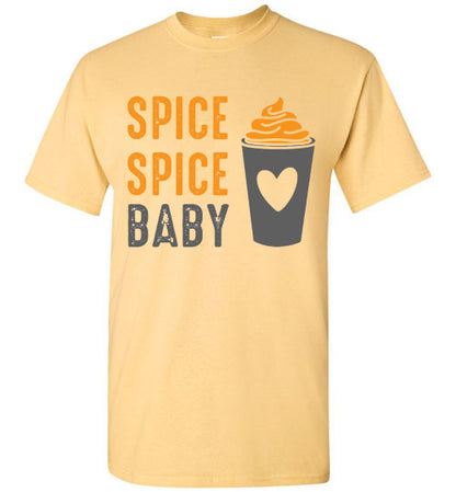 Pumpkin Spice Spice Baby Fall Tee Shirt Top T-Shirt