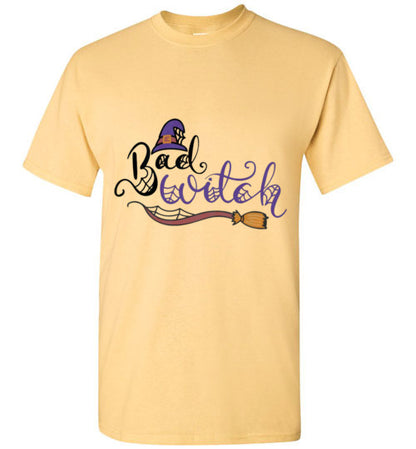 Bad Witch Halloween Tee Shirt Top T-Shirt
