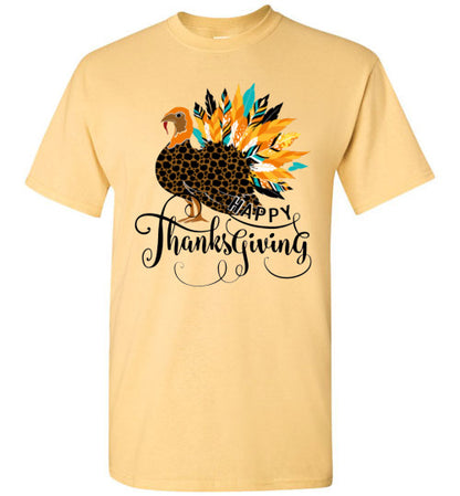 Thanksgiving Fall Turkey Tee Shirt Top T-Shirt