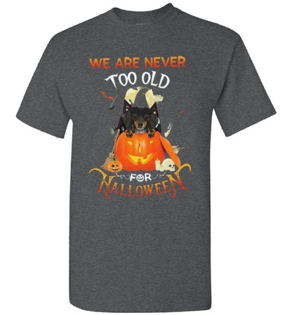 Never Too Old For Halloween Graphic Shirt Top