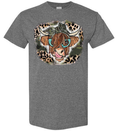 Country Cow Farm Tee Shirt Top T-Shirt