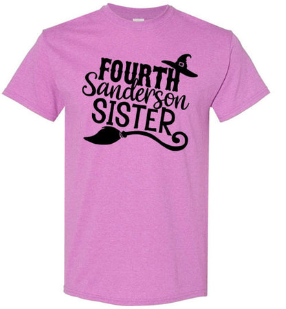 Fourth Sanderson Sister Halloween Witch Graphic Tee Shirt Top