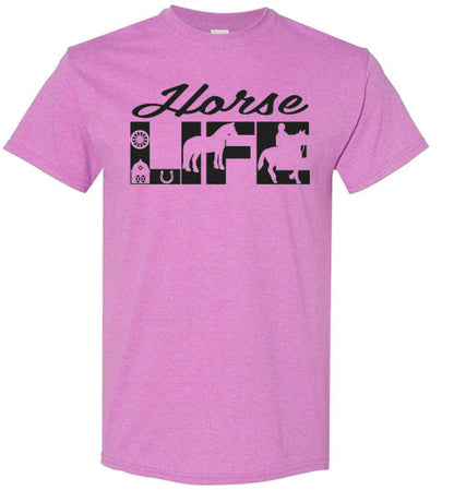 Horse Life Country Graphic Tee Shirt Top