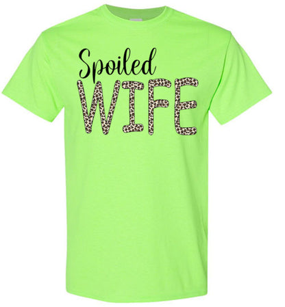 Spoiled Wife Funny Tee Shirt Top T-Shirt
