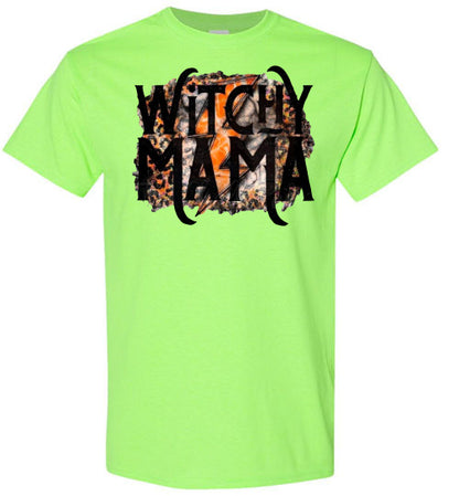 Witchy Mama Halloween Fall Tee Shirt Top T-Shirt