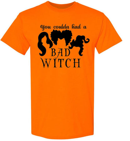 You Could Of Had A Bad Witch Funny Halloween Tee Shirt Top T-Shirt