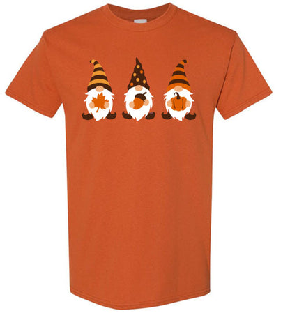 Gnomes Fall Tee Shirt Top T-Shirt