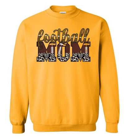 Football Mom Sports Graphic Sweatshirt Top Shirt