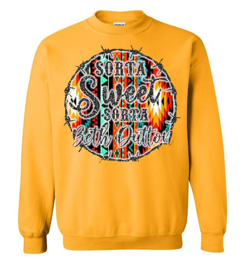 Sort Of Sweet Sort Of Beth Dutton Graphic Sweatshirt Top Shirt