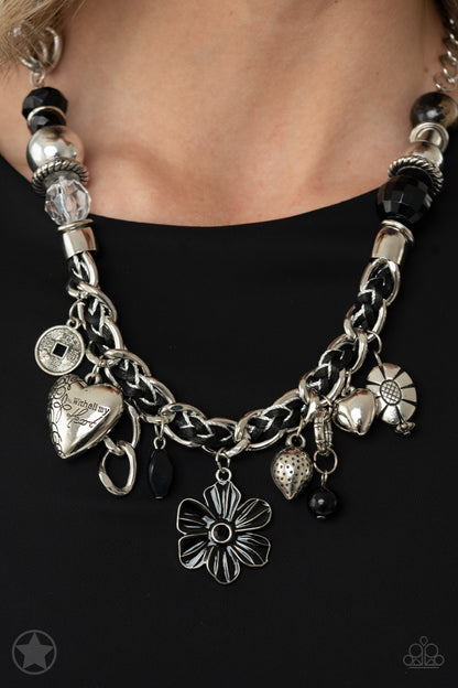 Charmed, I Am Sure - Black Blockbuster Necklace 327