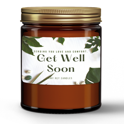 Get Well Soon Natural Wax Candle