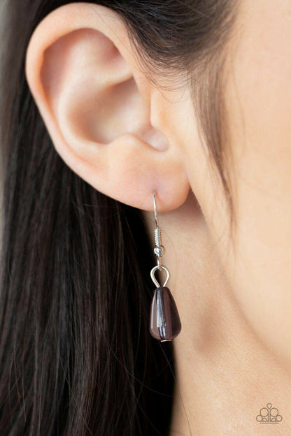 Midsummer Mixer - Black Necklace Earring Jewelry Set Paparazzi Jewelry 3254