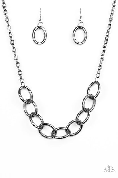 Boldly Bronx - Black Necklace 331