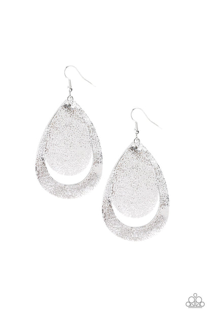 Fiery Firework - Silver Earrings 540