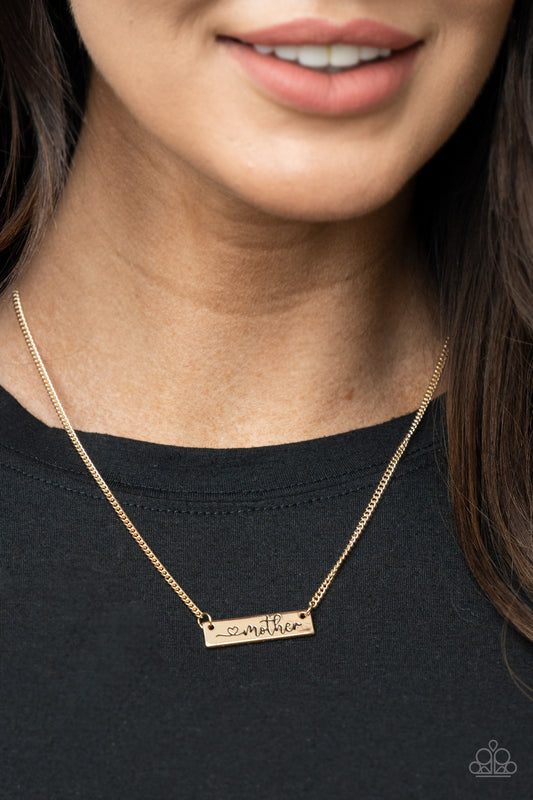 Joy Of Motherhood - Gold Necklace 889
