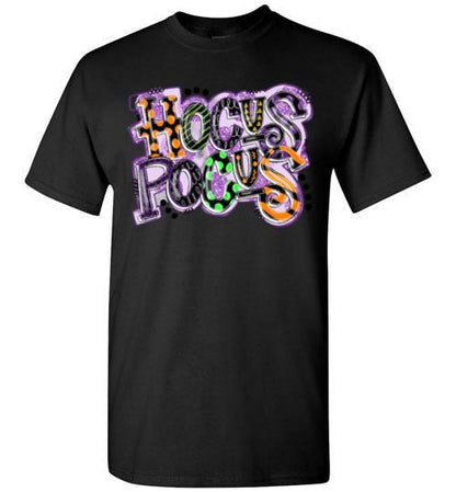 Hocus Pocus Halloween Fall Tee Shirt Top T-Shirt Regular & Plus Size Costume