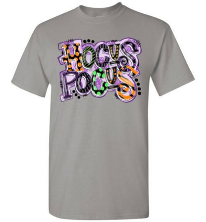 Hocus Pocus Halloween Fall Tee Shirt Top T-Shirt Regular & Plus Size Costume
