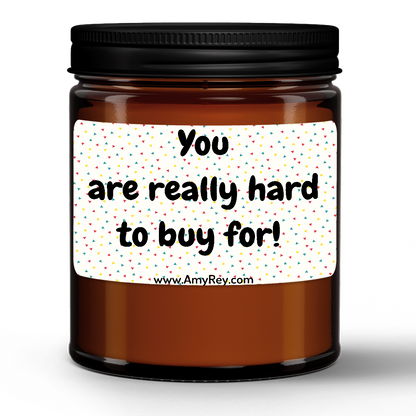 You Are Really Hard To Buy For Natural Wax Candle Gift