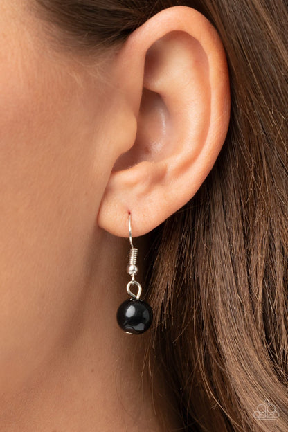 After Party Posh - Black Necklace Earrings 845