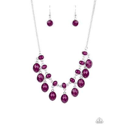 Lady of the POWERHOUSE - Purple Necklace 1525