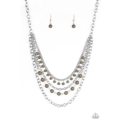 Ground Forces - Green Necklace 827
