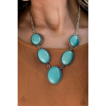 River Valley Radiance – Blue Necklace
