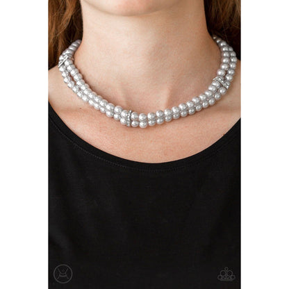 Put On Your Party Dress - Silver Necklace 2148