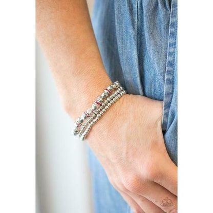 Let There BEAM Light Pink Bracelets 1003