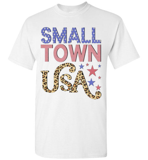 Small Town USA Tee Americana  Patriotic Shirt Top T-Shirt