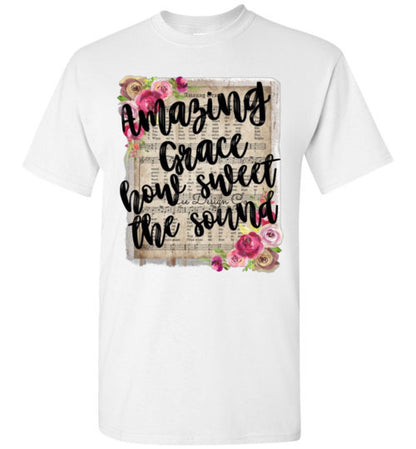 Amazing Grace Christian Tee Shirt Top T-Shirt