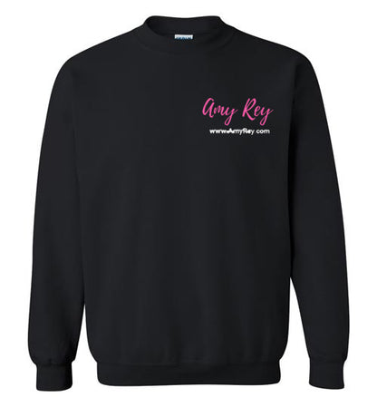Amy Rey Beauty Front and Back Design Sweatshirt